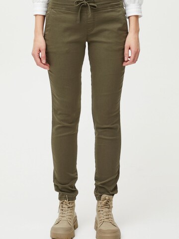Skinny Pantaloni chino 'Rosita' di PULZ Jeans in verde: frontale