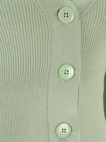 Gina Tricot Плетена жилетка 'Rosa' в зелено