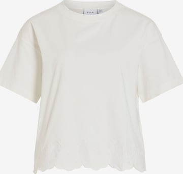 Maglietta 'VINorani' di VILA in bianco: frontale