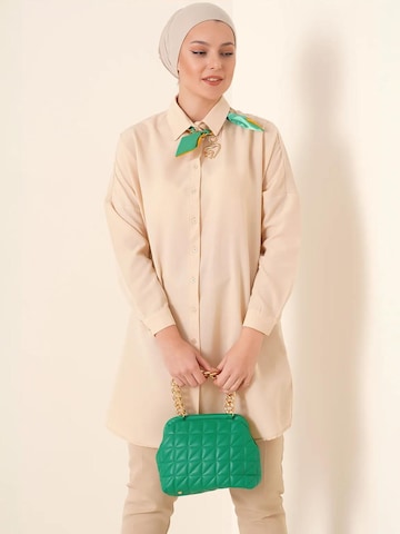 Camicia da donna di Bigdart in beige: frontale