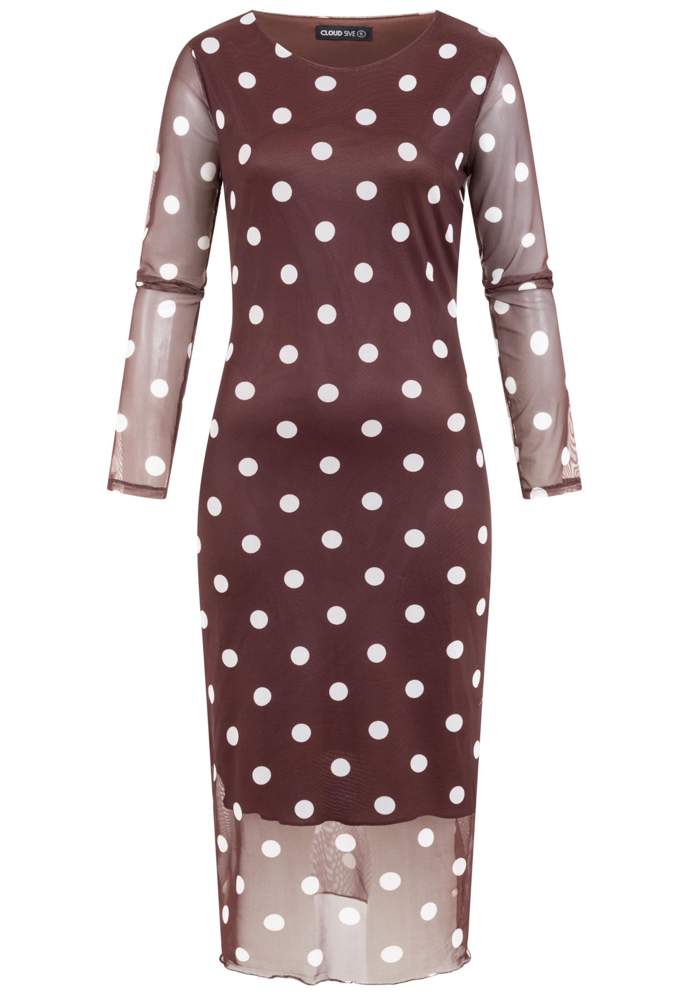 Robe Cloud5ive en marron : devant