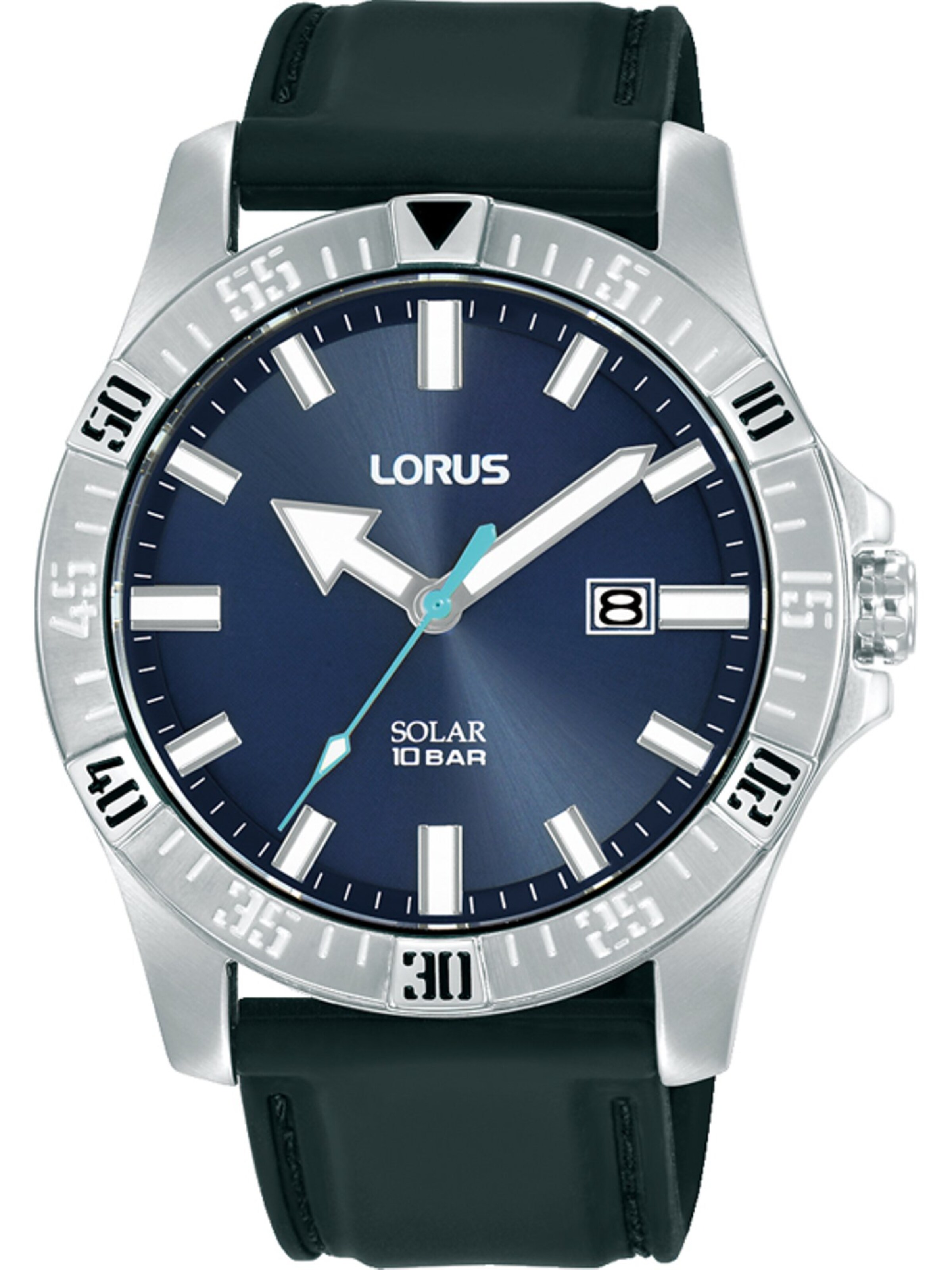 LORUS Uhr in Schwarz: Vorderseite