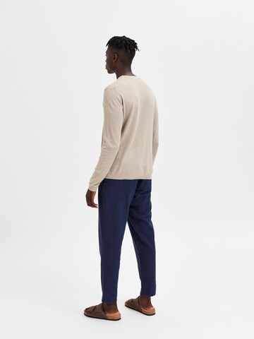 SELECTED HOMME Pullover 'Lake' in Beige