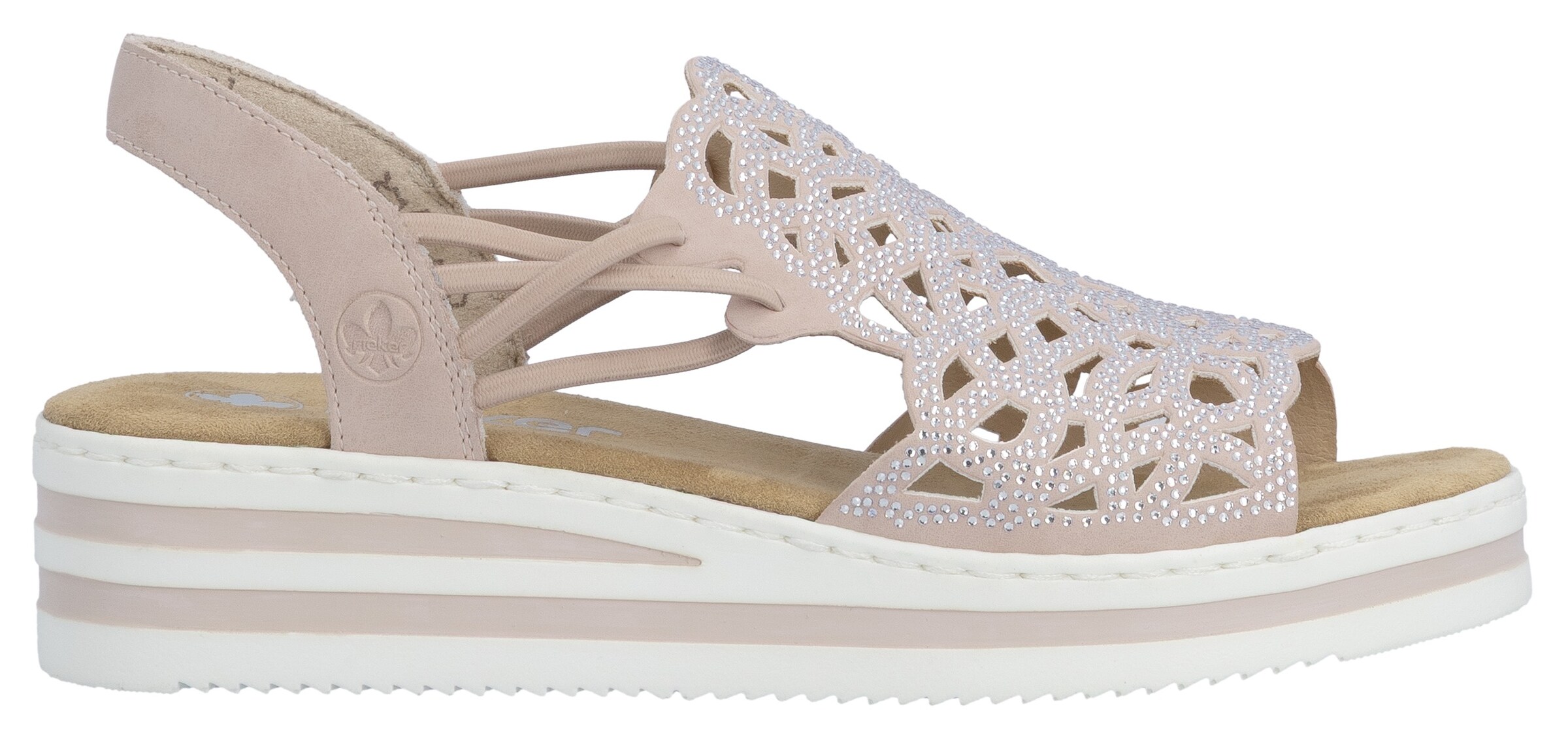 Sandales Rieker en rose