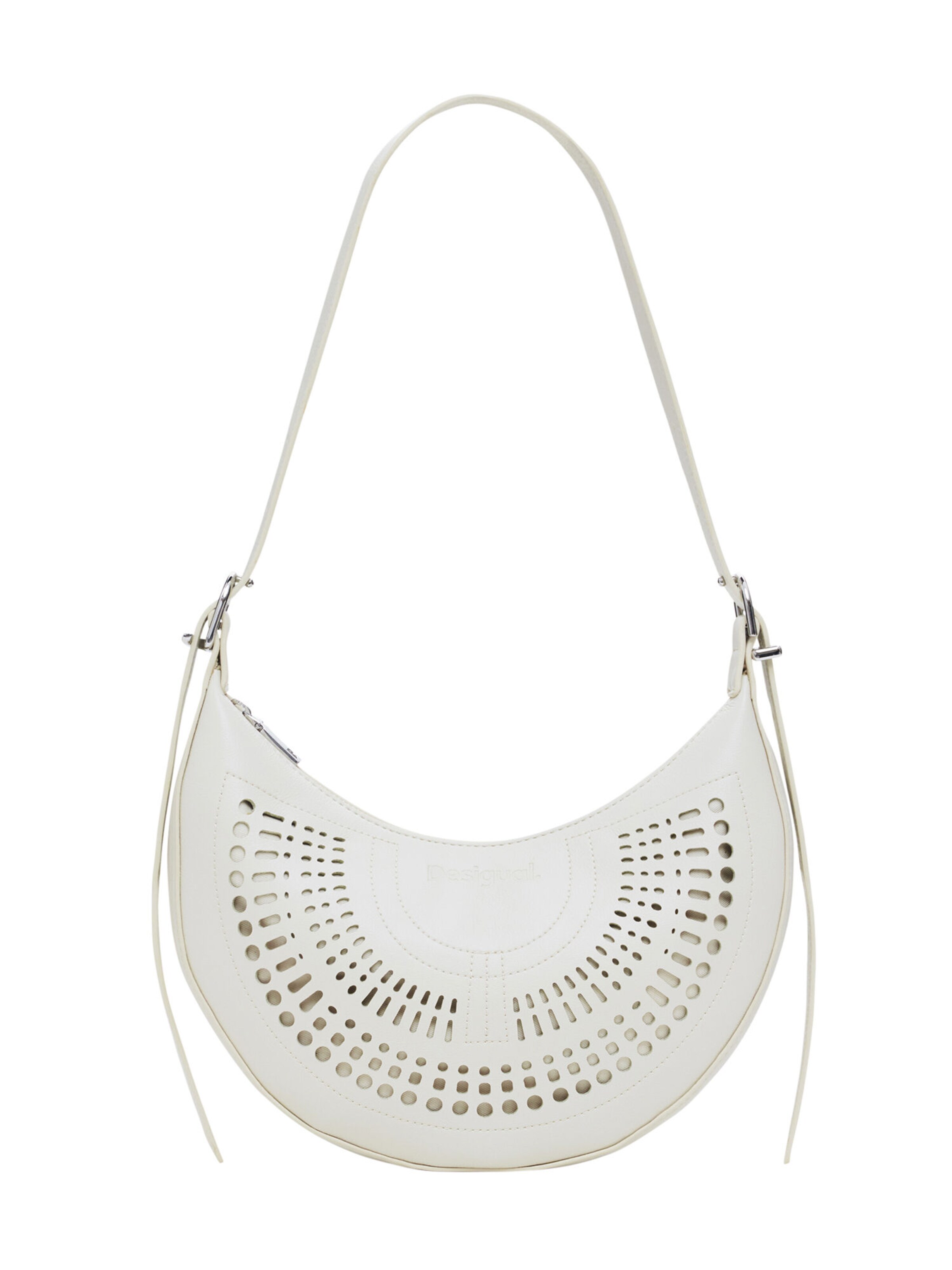 Borsa a spalla di Desigual in bianco: frontale