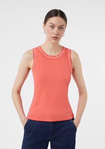 COMMA Stricktop in Orange: Vorderseite