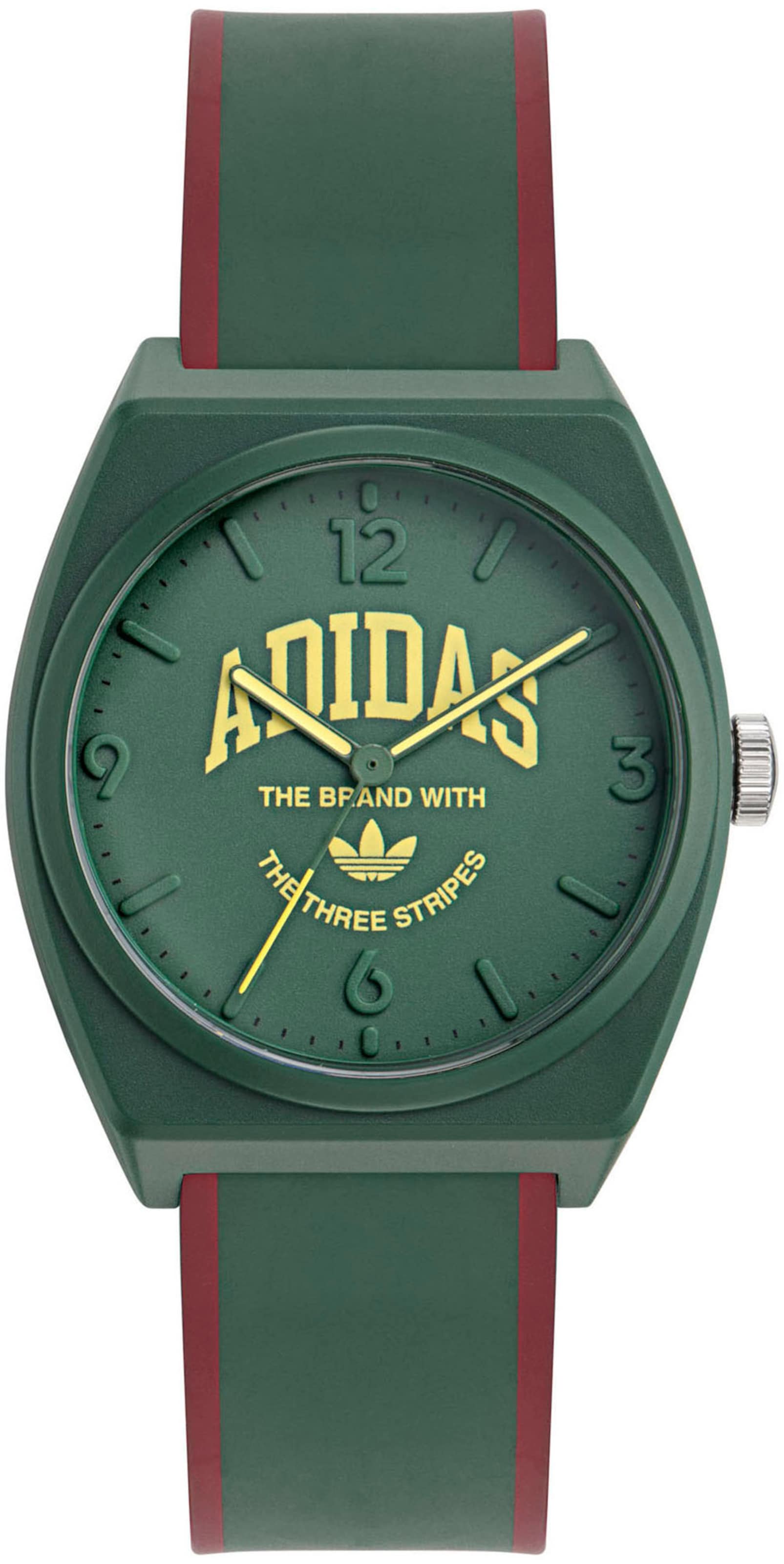 Montre à affichage analogique ADIDAS ORIGINALS en vert : devant