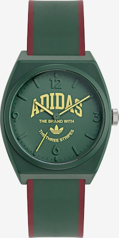 ADIDAS ORIGINALS Analog Watch in Green: front