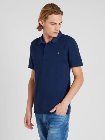 FARAH Poloshirt 'FORSTER' in Blau: predná strana