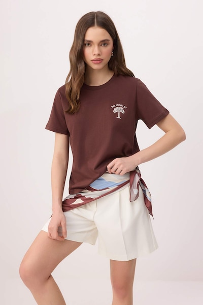 Trendyol Shirt in XS in Cream / Brown, Item view