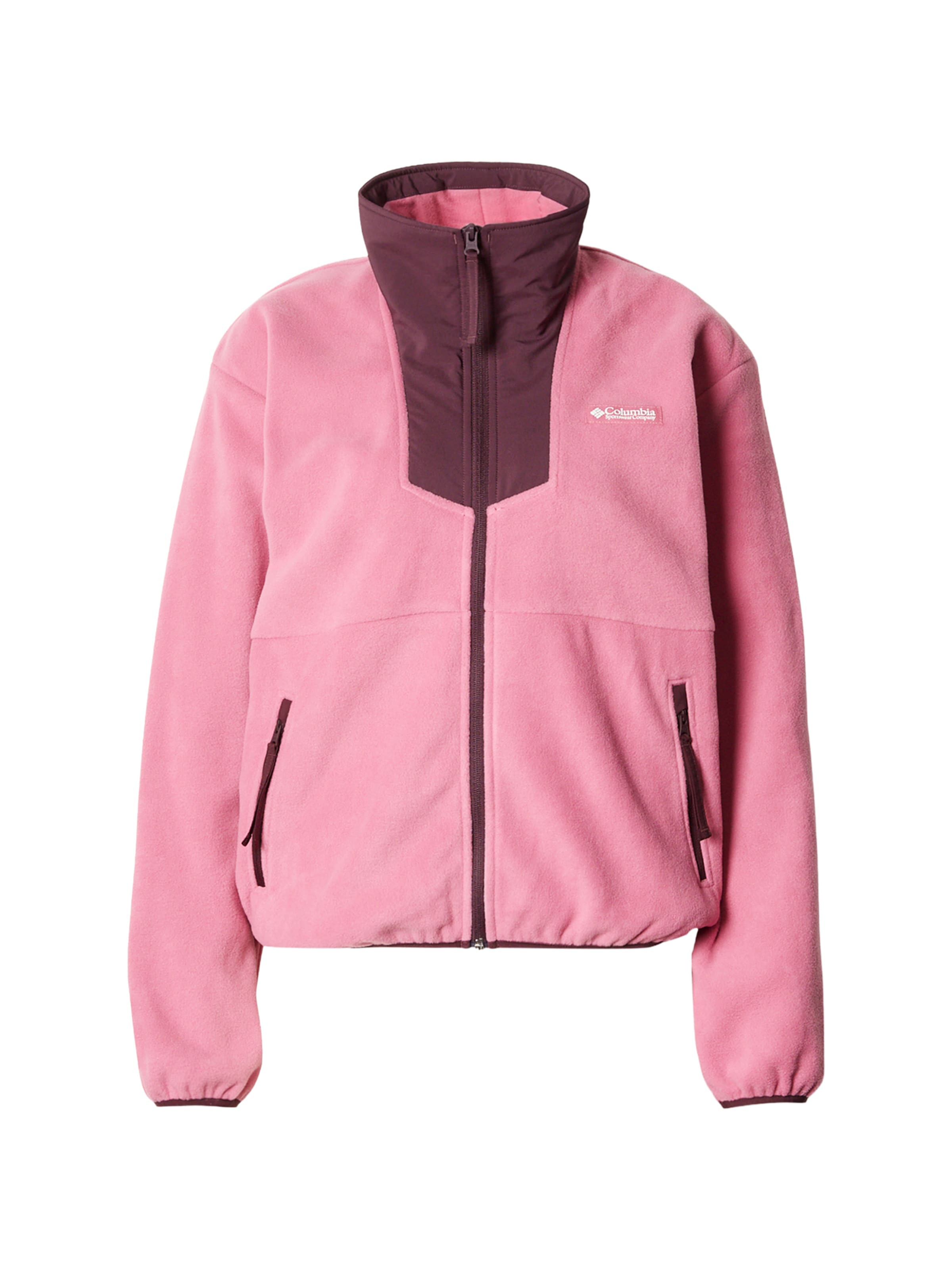 Bluză cu fermoar sport 'Sequoia Grove' de la COLUMBIA pe roșu: față