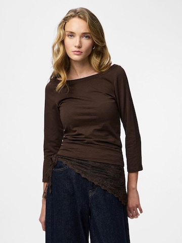 PIECES Overdel 'PCPHOEBE' i brun: forside