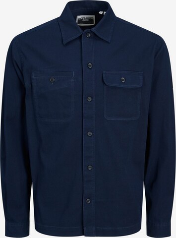 JACK & JONES Regular fit Button Up Shirt in Blue: front
