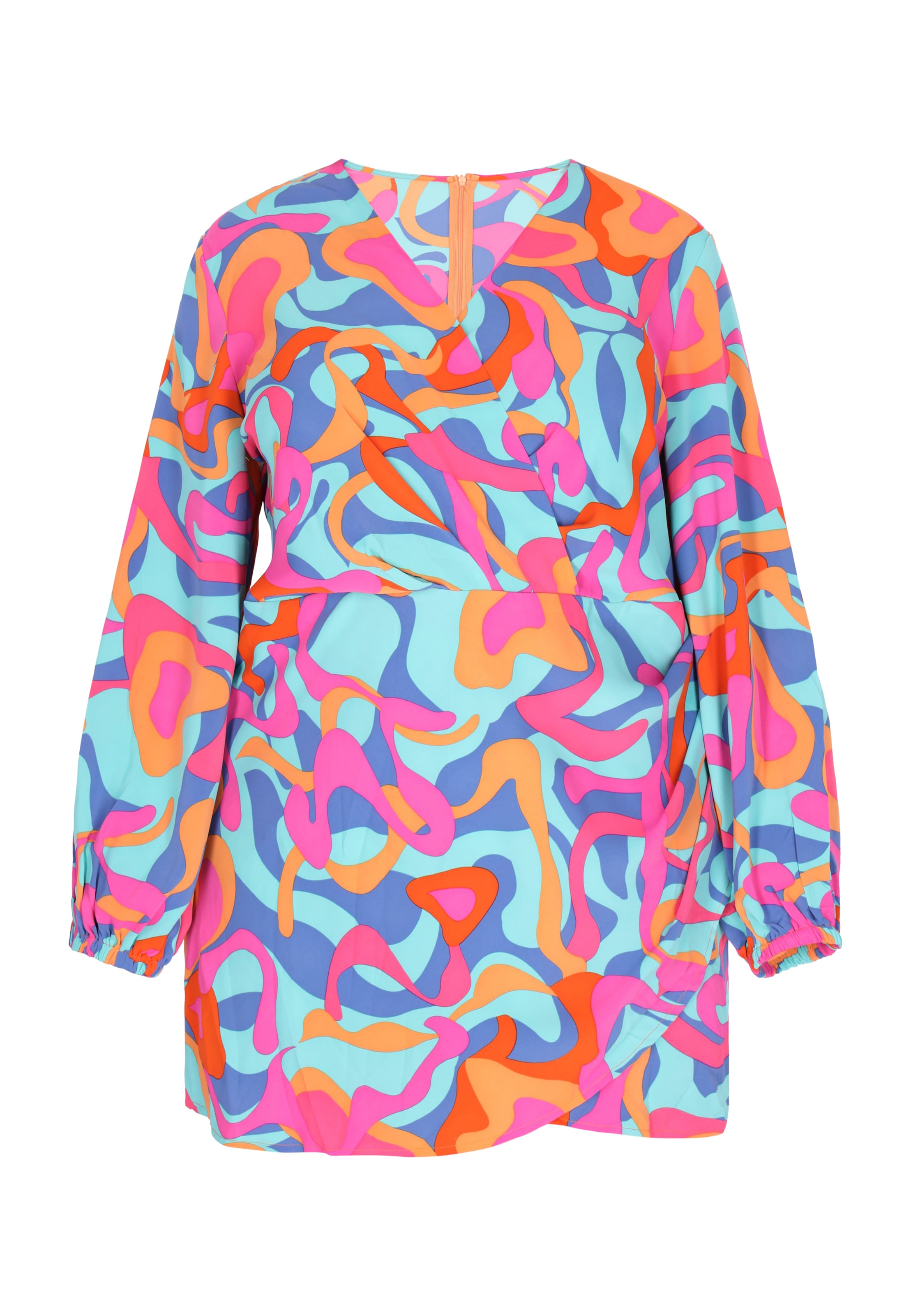 Robe IZIA en rose : devant