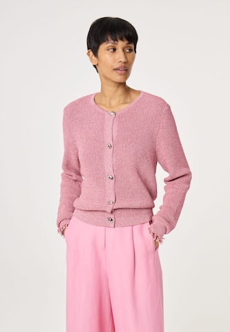 Fabienne Chapot Gebreid vest in Roze: voorkant