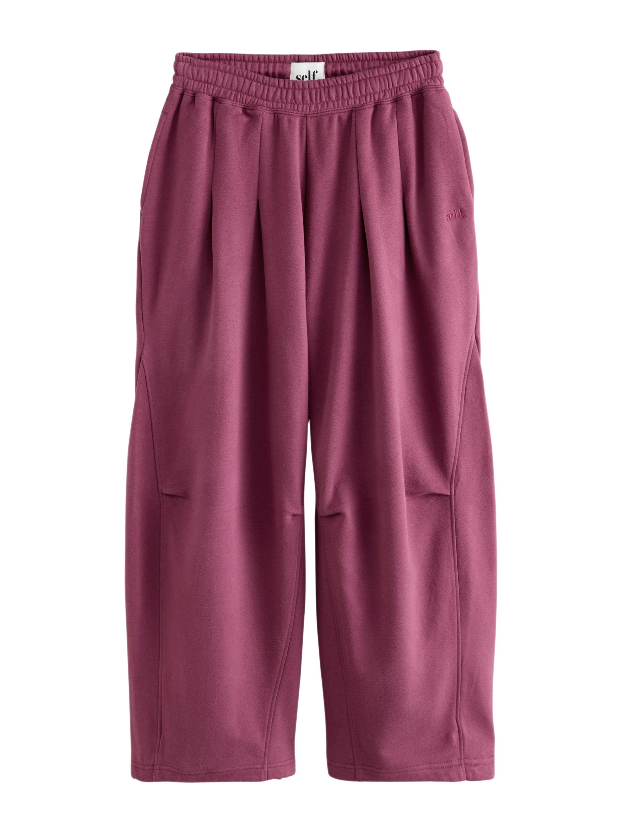 self. Baggy Bukser i pink: forside