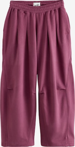 self. Baggy Bukser i pink: forside