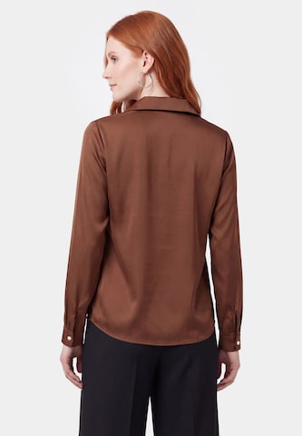 usha BLACK LABEL - Blusa en marrón
