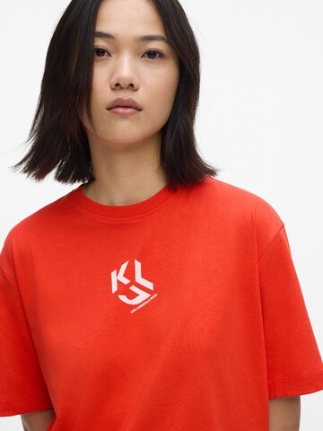 KARL LAGERFELD JEANS - Camisa em vermelho