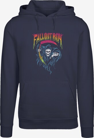 F4NT4STIC Sweatshirt 'Fall Out Boy Rock And Roll Reaper' in Blauw: voorkant