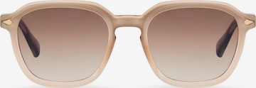 Maxte Sunglasses 'Modern Wayfarer' in Beige: front