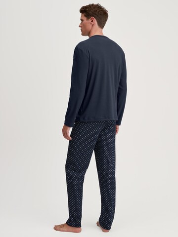 CALIDA Pyjama lang 'Relax Streamline'‌‌‌‌‌‌‌‌‌ in Blau