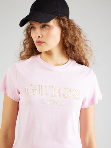 rožinė GUESS Marškinėliai 'NYRA'