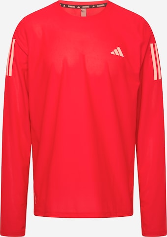 ADIDAS PERFORMANCE Performance Shirt 'Own The Run' in Red: front