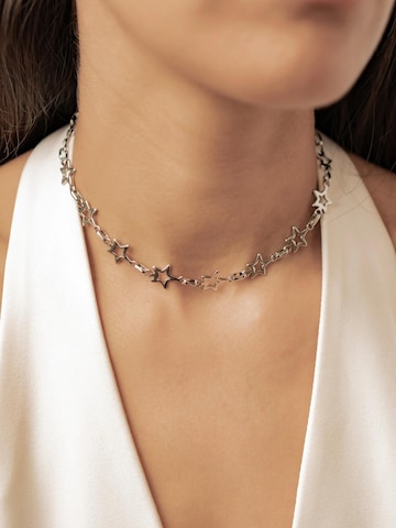 Chaîne 'Star Choker' Hey Happiness en argent