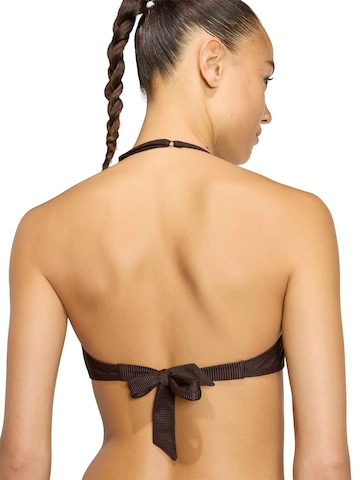 ADIDAS SPORTSWEAR Bandeau Športen bikini zgornji del 'Iconisea' | rjava barva