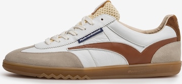 Sneaker bassa 'De Zaler 01' di Floris van Bommel in marrone: frontale