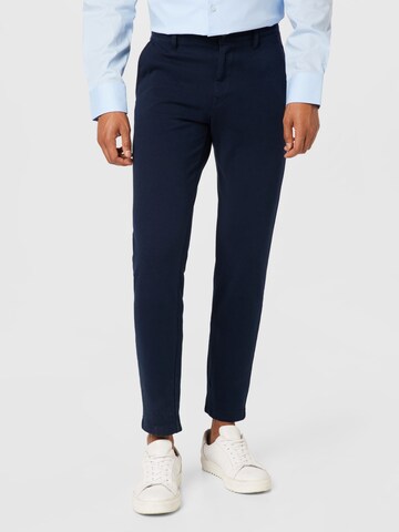 BOSS Orange Regular Chino Pants 'Schino' in Blue: front