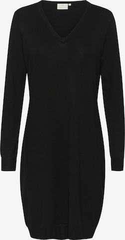 Kaffe Gebreide jurk 'Mona' in Zwart: voorkant