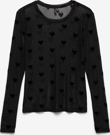 Tricou 'VMLOVA' de la VERO MODA pe negru: față
