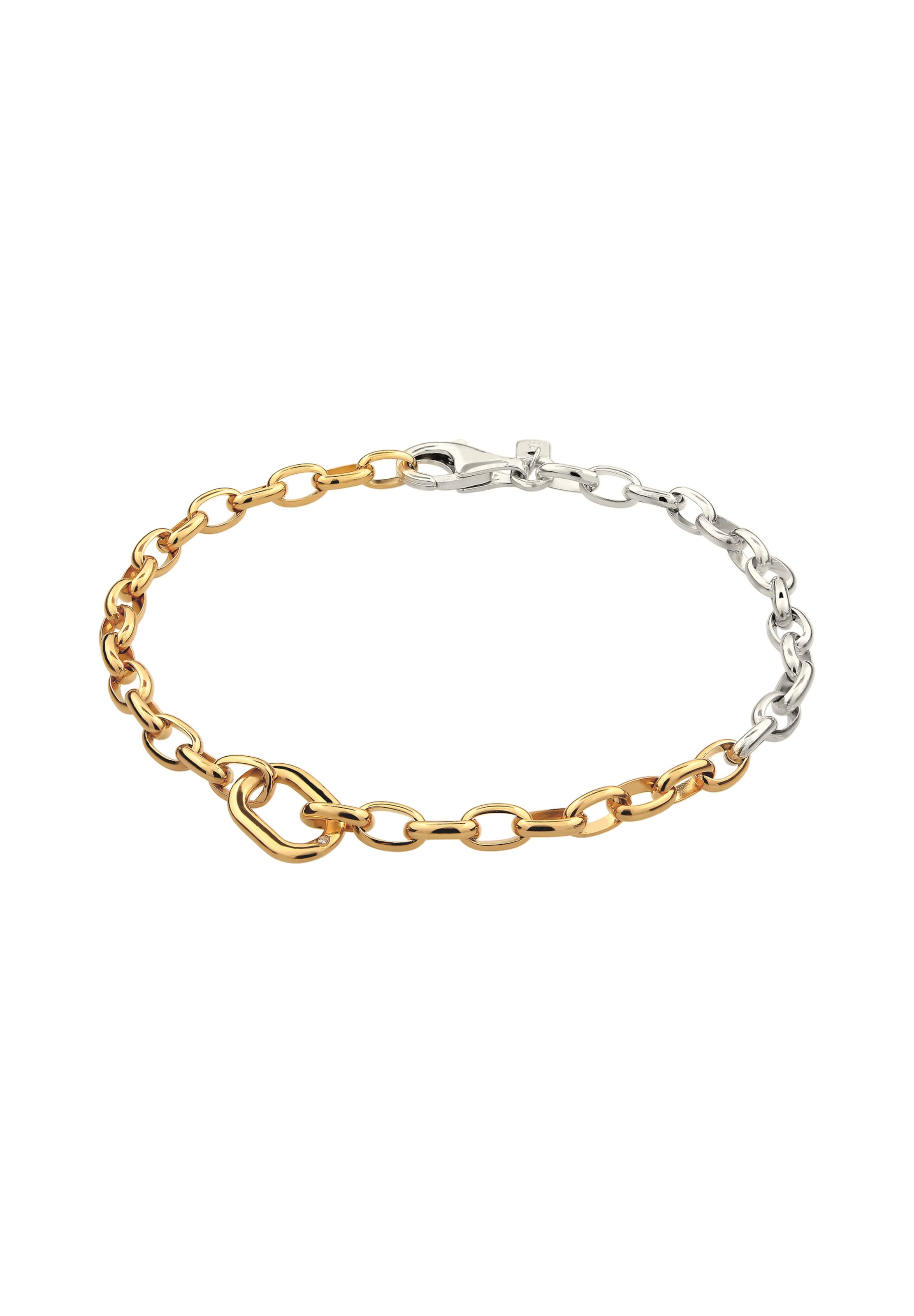 Bracelet 'Bi-Color' KUZZOI en or : devant