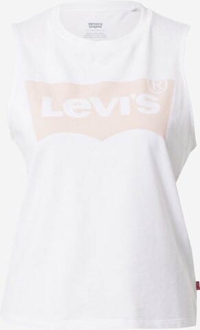 LEVI'S ® Topp 'Graphic Band Tank' i vit: framsida