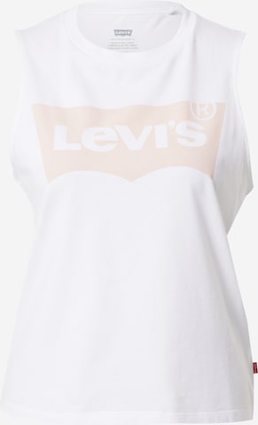 LEVI'S ® - Top 'Graphic Band Tank' em branco: frente