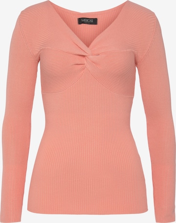MELROSE Sweater in Orange: front