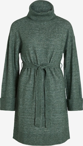 VILA Knitted dress 'Ella' in Green: front