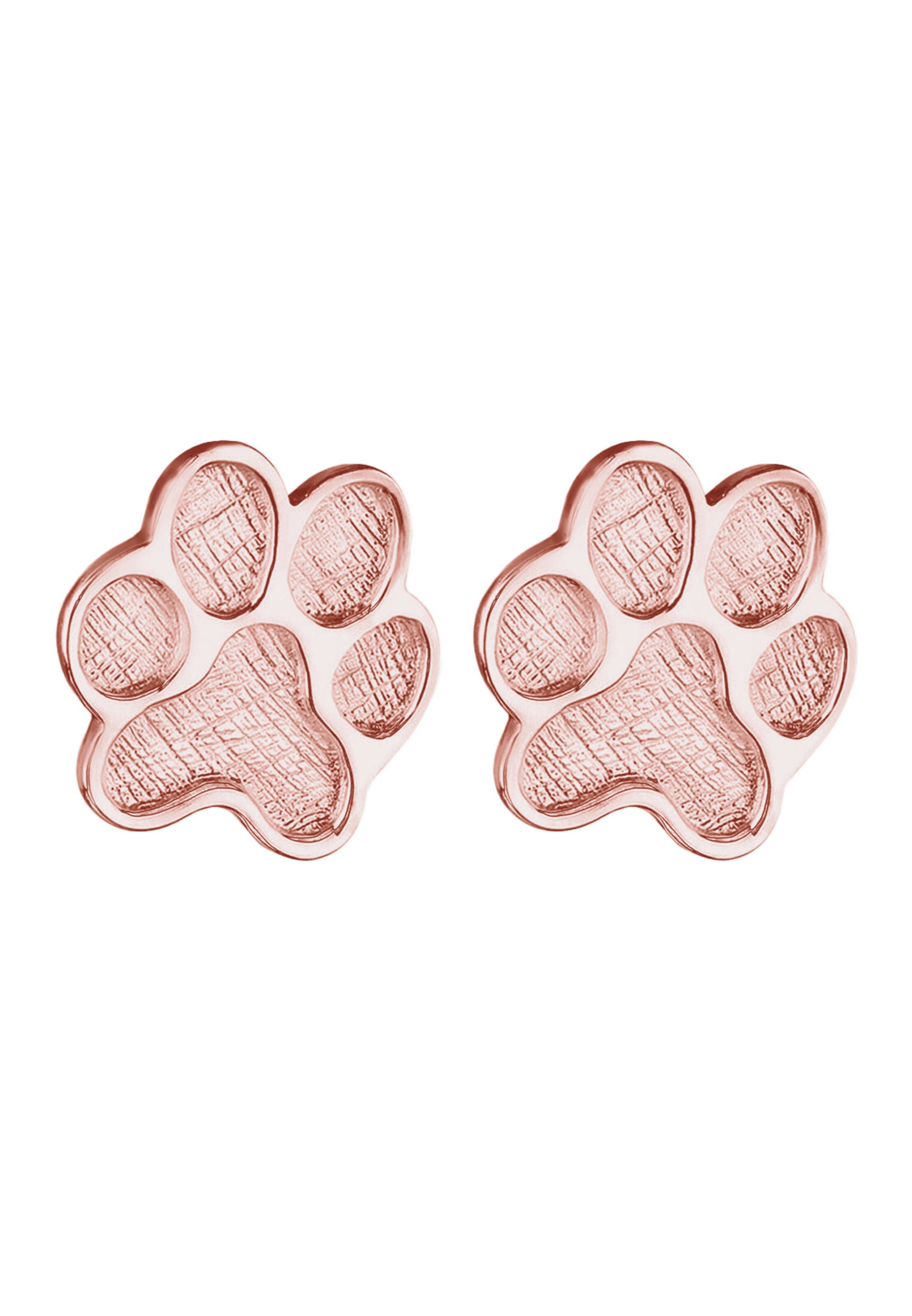 ELLI Ohrringe 'Pfote' in Pink