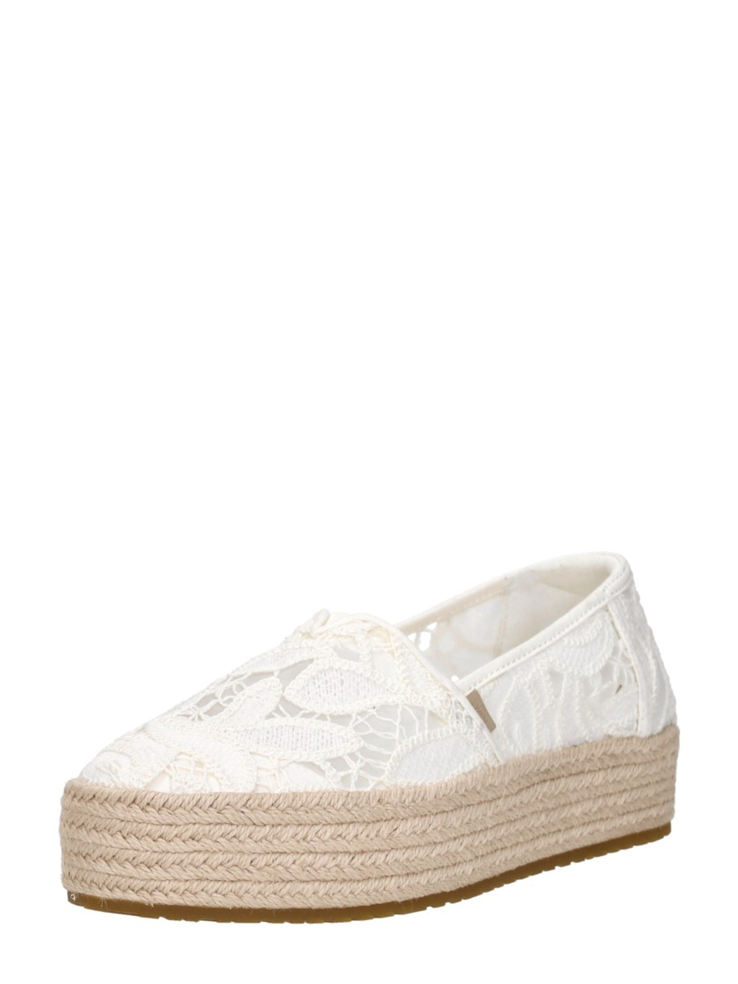 TOMS Instappers 'Valencia' in Wit: voorkant