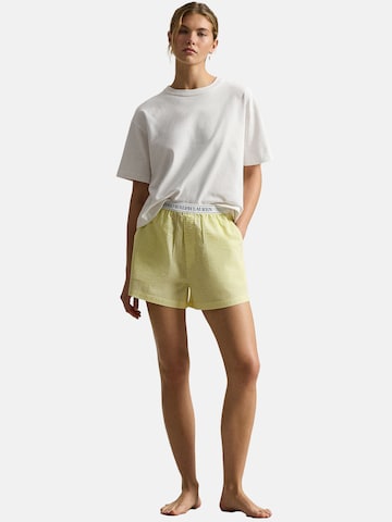 Polo Ralph Lauren Pajama pants ' Scallop Seersucker ' in Yellow