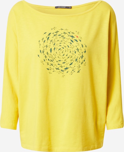 GREENBOMB T-shirt en jaune / kaki / vert foncé, Vue avec produit