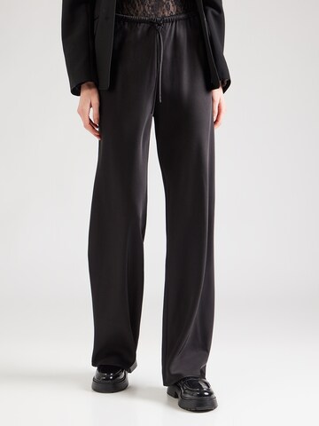 & Other Stories Szeroka nogawka Spodnie w kolorze czarny: przód