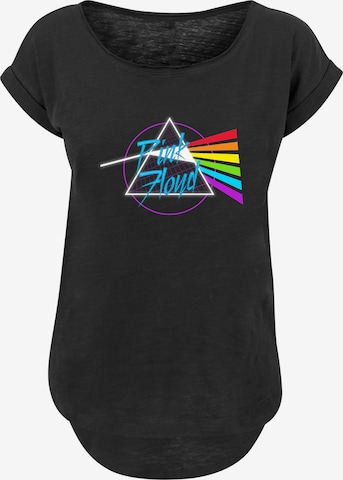 T-shirt 'Pink Floyd Neon Dark Side' F4NT4STIC en noir : devant