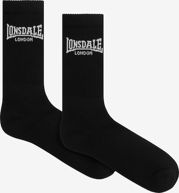 LONSDALE Sukat ' Gilbert ' värissä musta: etupuoli