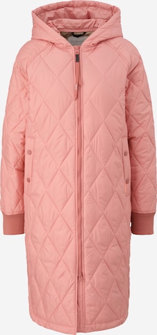 QS Between-Seasons Coat in Pink: front