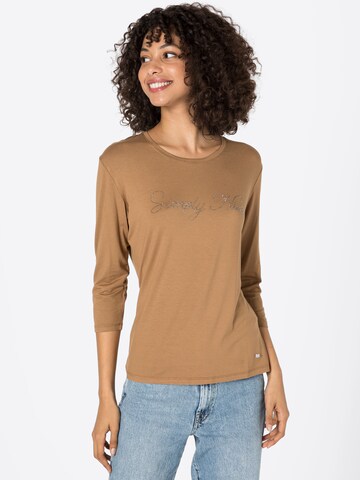 T-shirt Key Largo en marron : devant