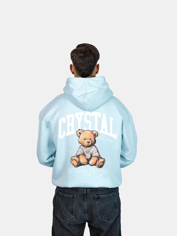 Crystal Paris Sweatshirt 'Gentle' in Blauw