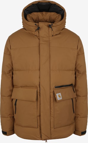 Carhartt WIP Winter Jacket 'Munro' in Brown: front